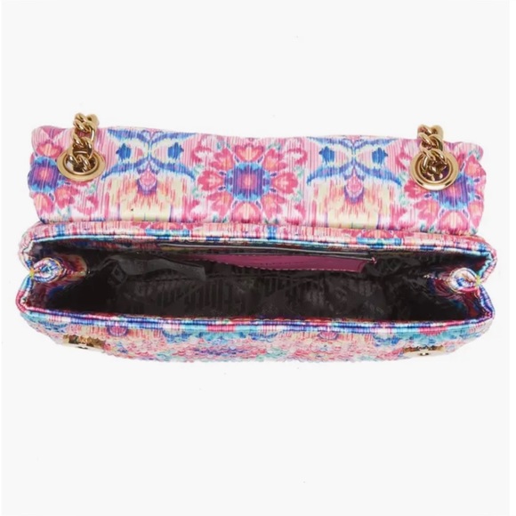 NWT KURT GEIGER LONDON Matthew Williamson Mini Pink Floral🌺🌹🌷🌺🪷Shoulder Bag - Picture 13 of 14